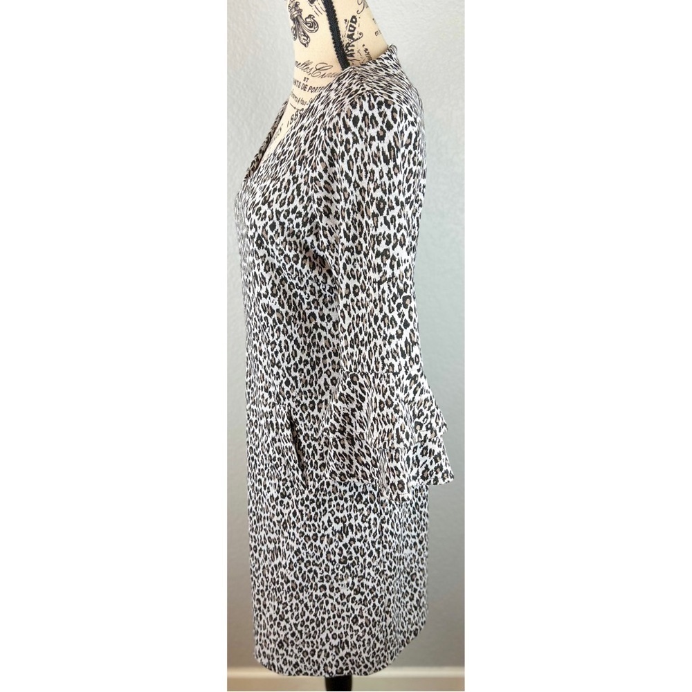 Tyler Boe Heidi Shift Dress with Leipard Print - Picture 2 of 9